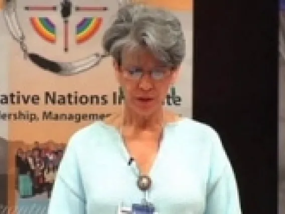 Priscilla Iba: Osage Government Reform